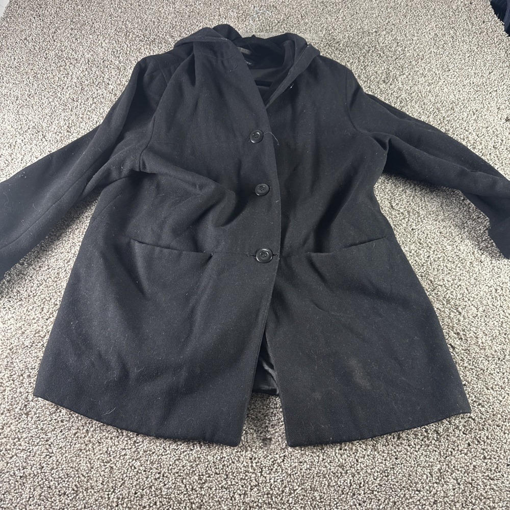 Herman Kay Women's‎ Hooded Size  1X Black Colton/Blend
